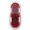 Truck-Lite 60 Series, Led, Red, Oval, 26 Diode, Stop/Turn/Tail, Gray Flange Mount, Fit N Forget S.S., 12V 60252R - alternate 4